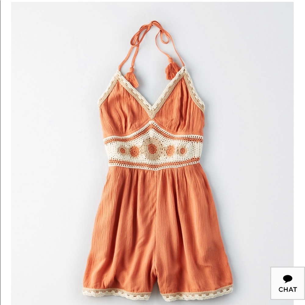 American Eagle Halter Romper